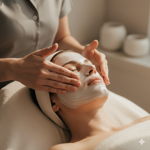 Gesichts Spa (Gesichtsreinigung-Peeling-Massage-Maske) CHF 129.-